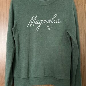 Sage Green Magnolia Crew Neck Sweatshirt